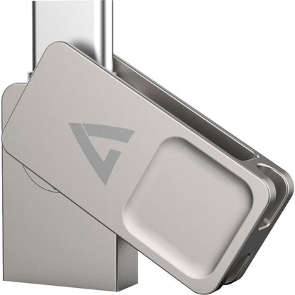 USB V7 64GB TYPE-C+USB 3.2GEN1 SILVER MEMORY