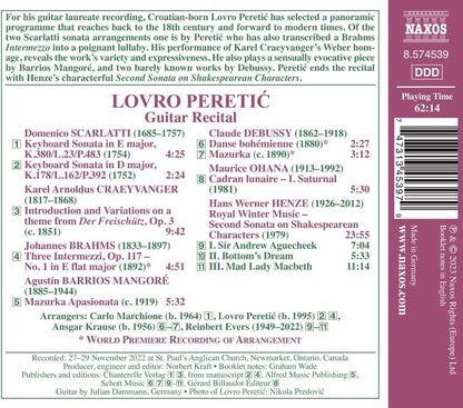 Lovro Peretic: Winner 2022 Guitar Foundation of America (GFA)...