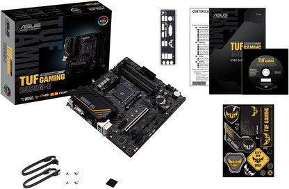 ASUS TUF GAMING B550M-E AM4 B550 DUAL M.2 DP HDMI AURA MB, 90MB17U0-M0EAY0 microATX B550 E