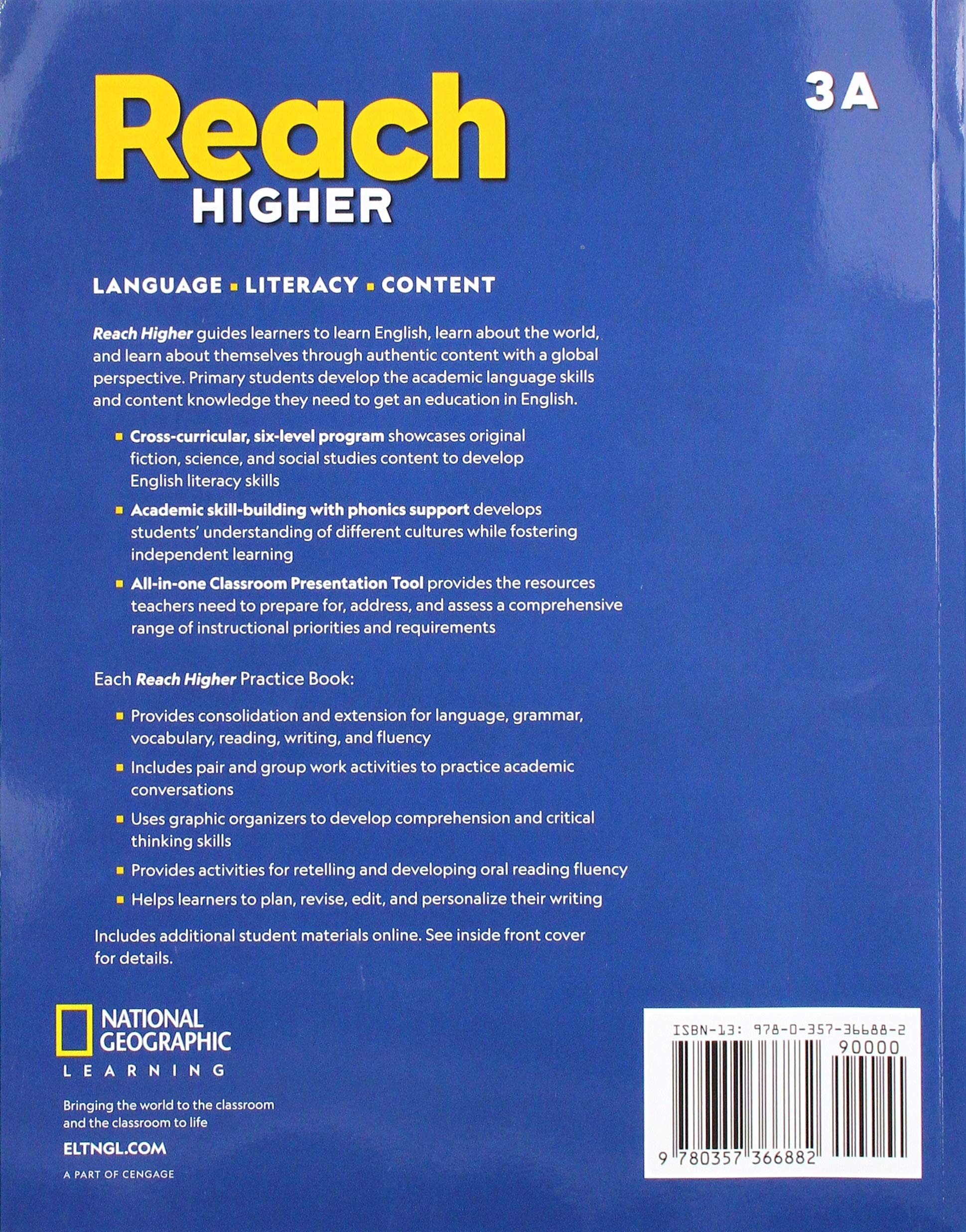 Reach Higher 3A: Practice Book