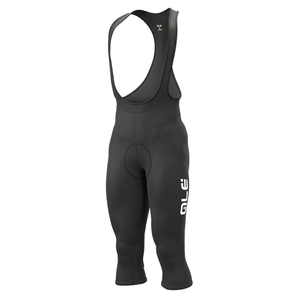 Alé Clothing Winter Solid Bibknickers Black/White XS
