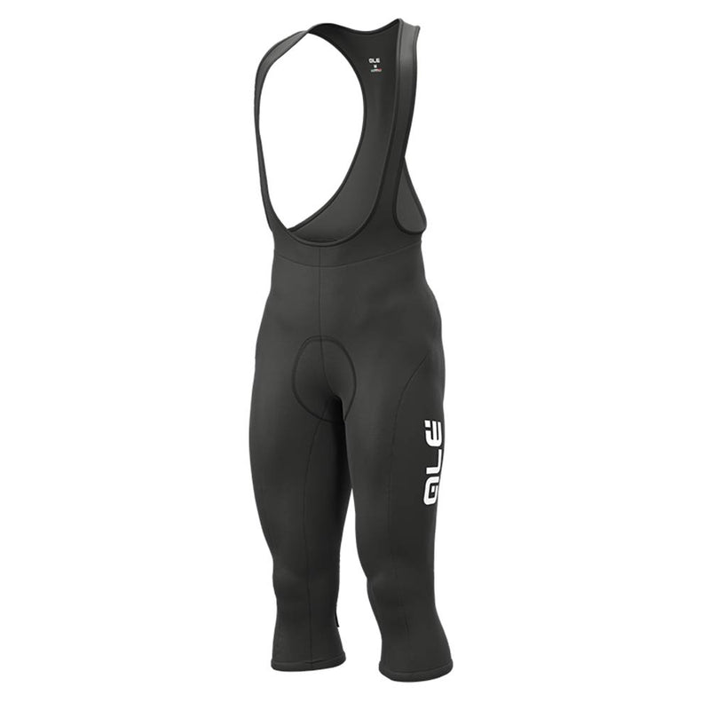 Alé Clothing Winter Solid Bibknickers Black/White XS