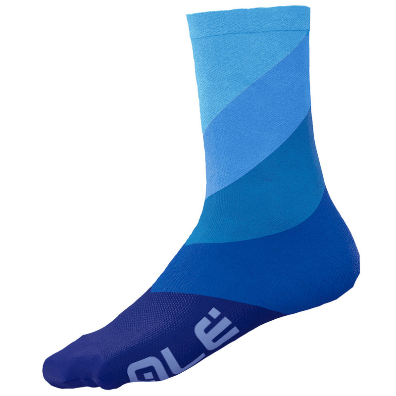 Alé Clothing Diagonal Digitopress Q-Skin 16cm Socks Blu M/40-43