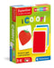 Clementoni 16333 Carte Colori-Montessori 2 Years (Italian Version), Educational Game-Made in Italy, multi-coloured