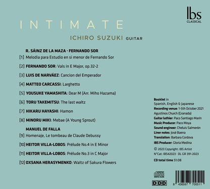 Ichiro Suzuki: Intimate
