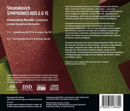Shostakovich: Symphonies Nos. 6 & 15
