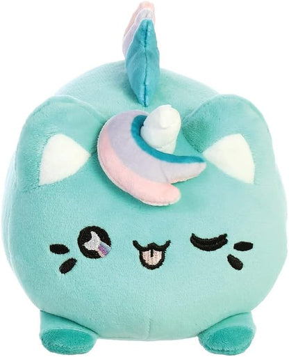 AURORA, 14290, Tasty Peach Moon Blossom Meowchi, 7In, Eco-friendly soft toy, Aqua
