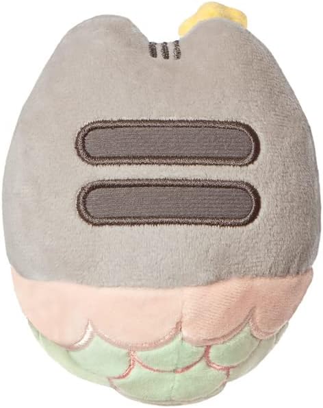 AURORA Cat, 61517, Mermaid Pusheen, Eco-friendly soft toy, Pink & Aqua, Small