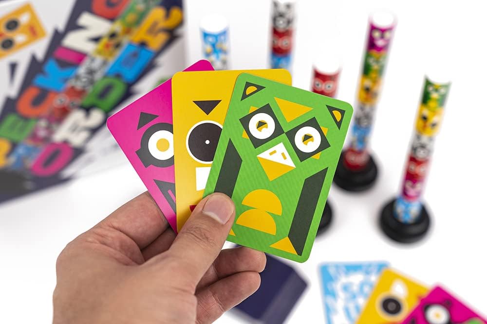 Professor Puzzle | Pecking Order | Card Game | Ages 8+ | 3-5 Players,Yellow