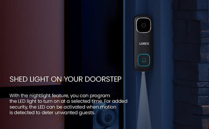 Lorex 2K Doorbell (Wired) (Black)