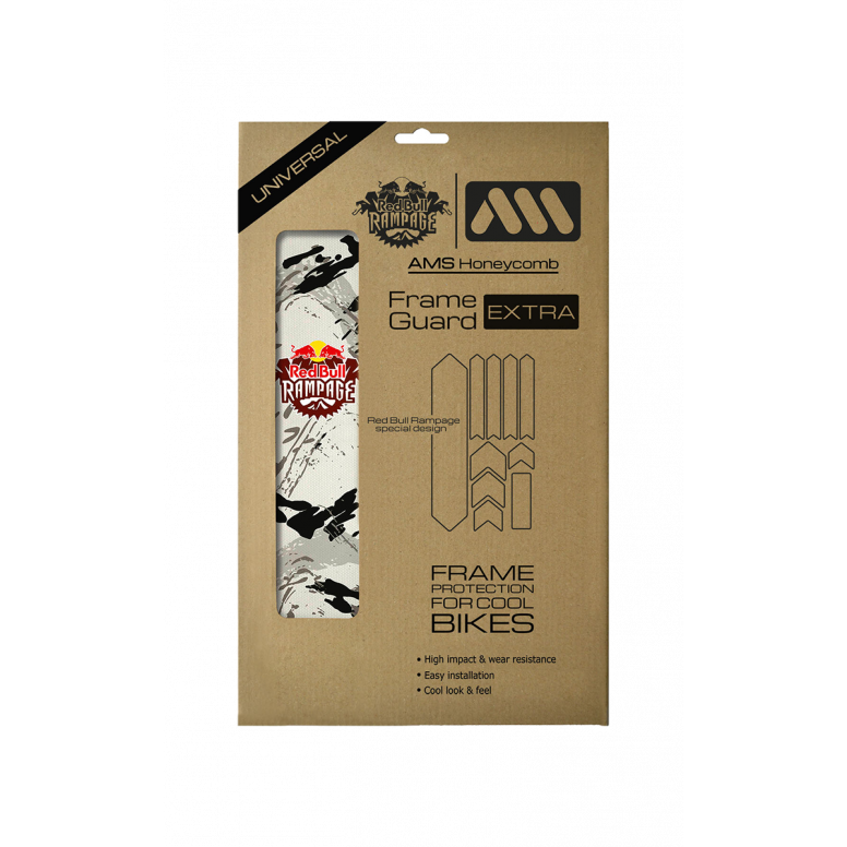 All Mountain Style Frame Guard Extra Red Bull Ram Grey