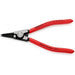 Knipex Circlip Pliers for internal circlips in bore holes black atramentized, plastic coated 140 mm 44 11 J1