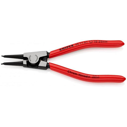 Knipex Circlip Pliers for internal circlips in bore holes black atramentized, plastic coated 140 mm 44 11 J1