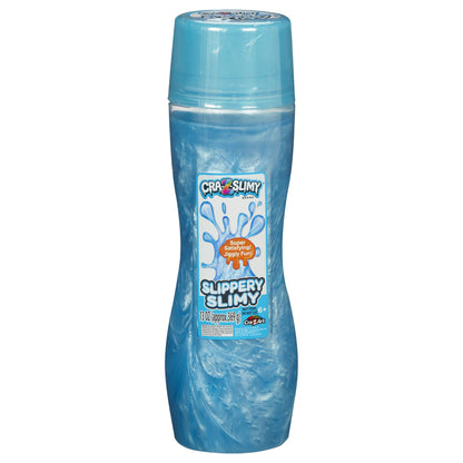 Cra-Z-Slimy Slippery Slime 13oz tube of liquid slime in reusable tube container Liquid texture slime Pre made slime, 79551