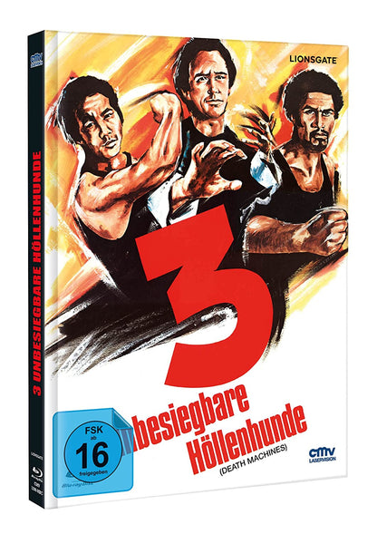 3 unbesiegbare Höllenhunde (Death Machines) - Mediabook - Cover C
