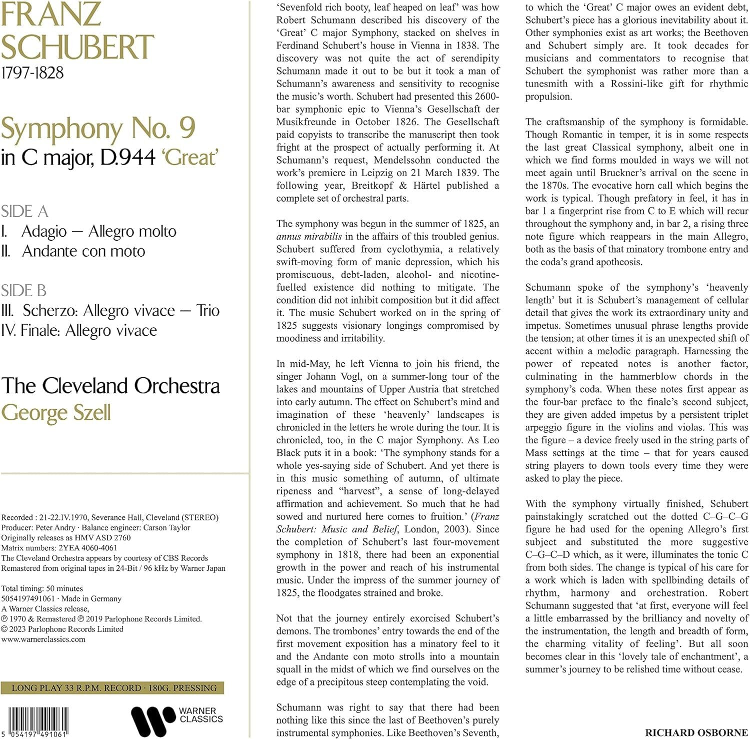 Schubert: Great C Major Symphony