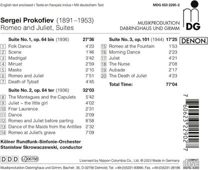 Sergei Prokofiev: Romeo and Juliet, Suites No. 1 - No. 3