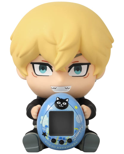 TAMAGOTCHI Bandai Tokyo Revengers Chifuyu Version With Hugmy Figure | 4cm Virtual Pet Based On Tokyo Revengers Manga And Anime With Collectable Chifuyu Hugmy Anime Merch | 90s Kids Toys Chifuyu With Hugmy