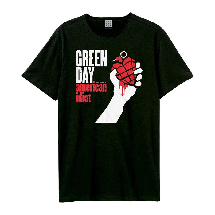 Amplified Unisex Adult American Idiot Green Day T-Shirt (XL) (Black