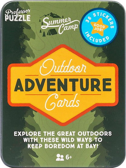 Professor PUZZLE | Outdoor Adventure Cards | Ages 6+ | 1+ Players