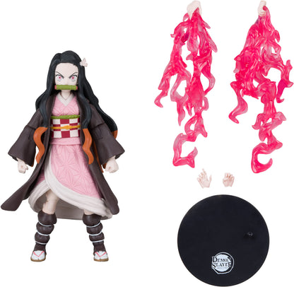 McFarlane Toys, Demon Slayer 7-inch Nezuko Kamado Action Figure, Netflix Demon Slayer Anime Series Collectible Figure with Collectors Stand Base - Ages 12+