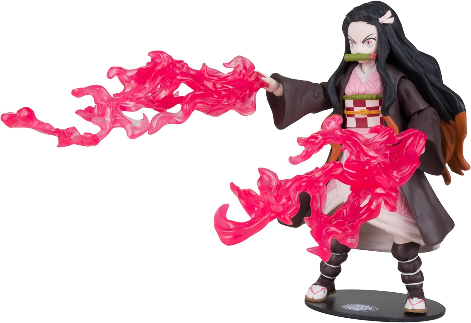 McFarlane Toys, Demon Slayer 7-inch Nezuko Kamado Action Figure, Netflix Demon Slayer Anime Series Collectible Figure with Collectors Stand Base - Ages 12+
