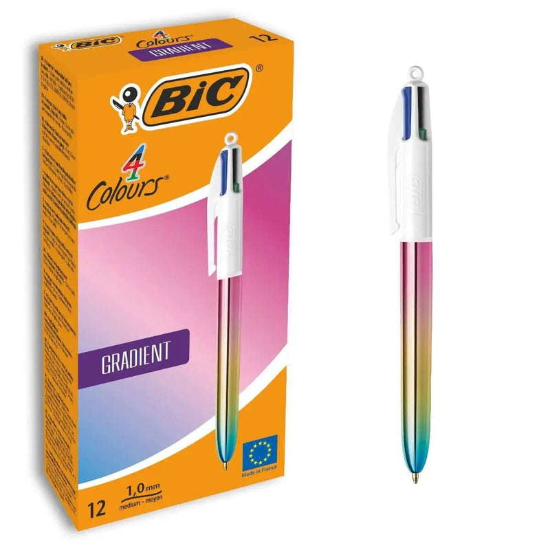 BIC Bolígrafo Gradient Multicolor 0,32 mm (12 Piezas