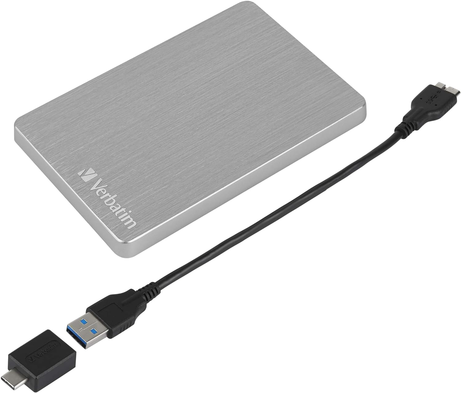 Verbatim STORE´N´GO ALU SLIM 2.5" 6.35C 1 TB silver