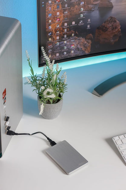 Verbatim STORE´N´GO ALU SLIM 2.5" 6.35C 1 TB silver