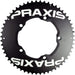 Praxis Unisex's Road Core Set Aero 53/39 130 Bcd Tt 5 Holes Crown, Black, One Size