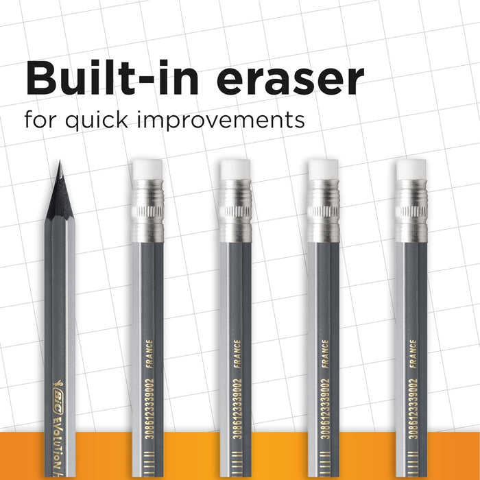 BIC Evolution Black HB Pencils - Box of 12 unique