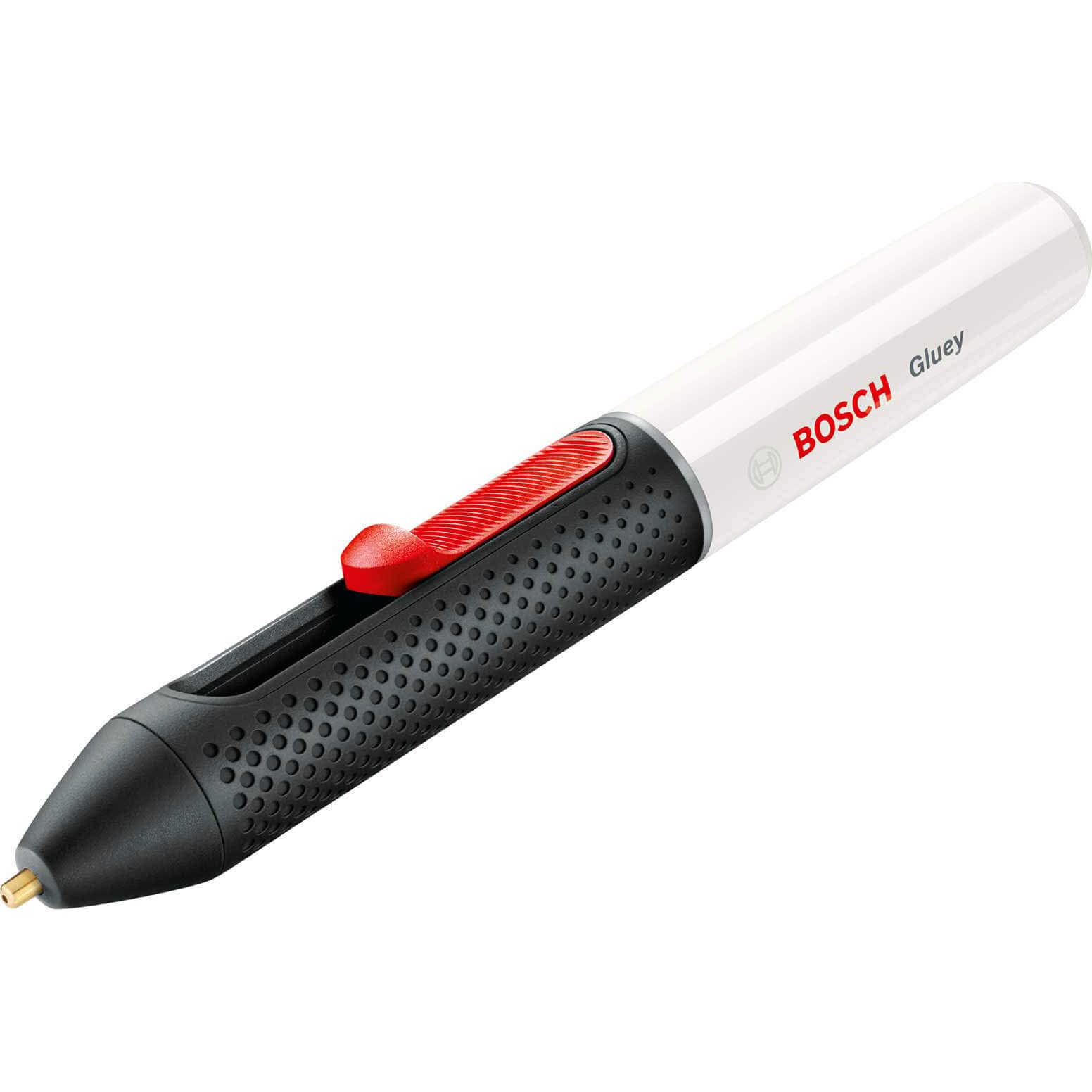 Bosch Home and Garden Bosch Akku Heißklebestift Gluey Marshmallow (mit 20 Klebesticks, im Karton) weiß, (L x B) 195 mm x 25 mm
