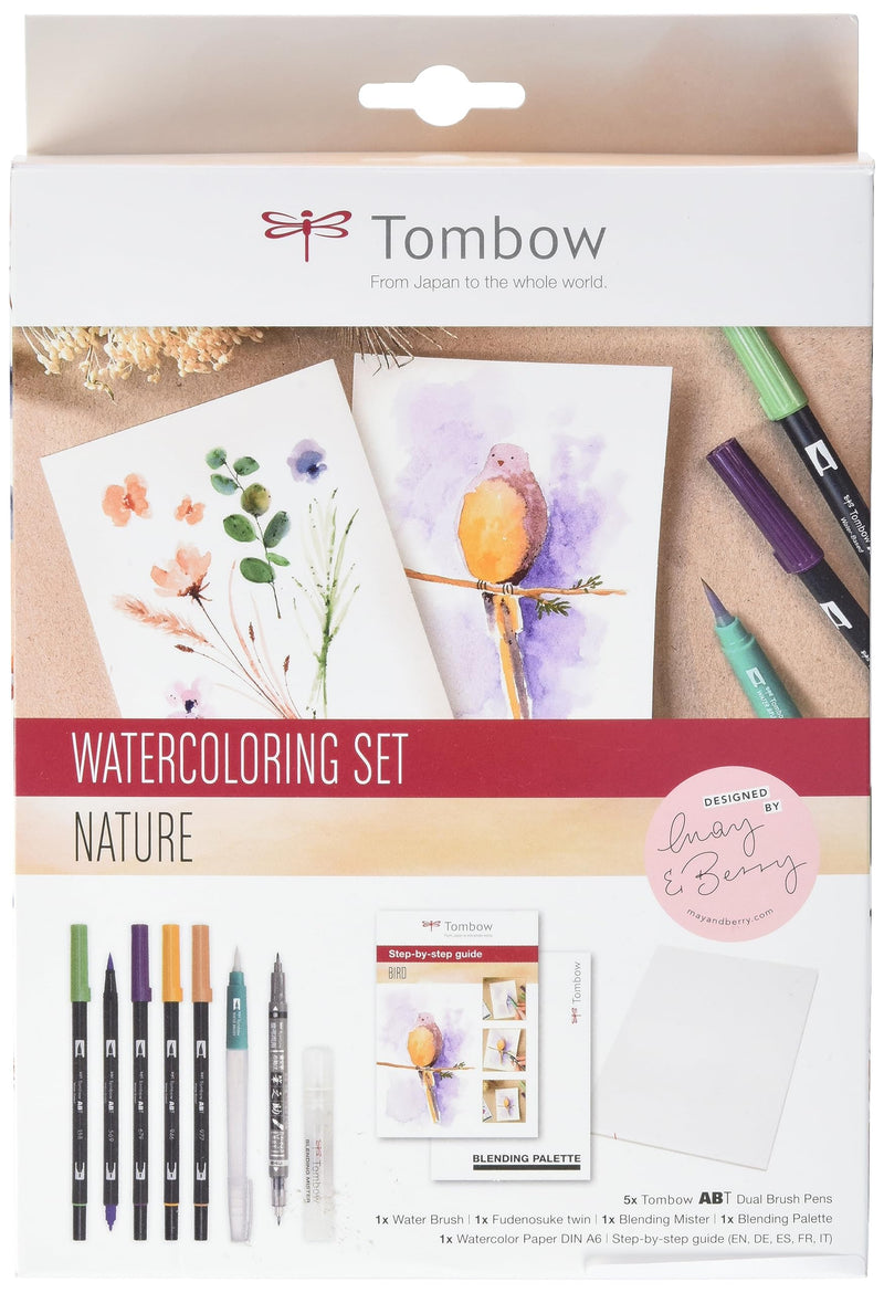 Tombow Watercolouring Set - Nature Multicolor,WCS-NAT