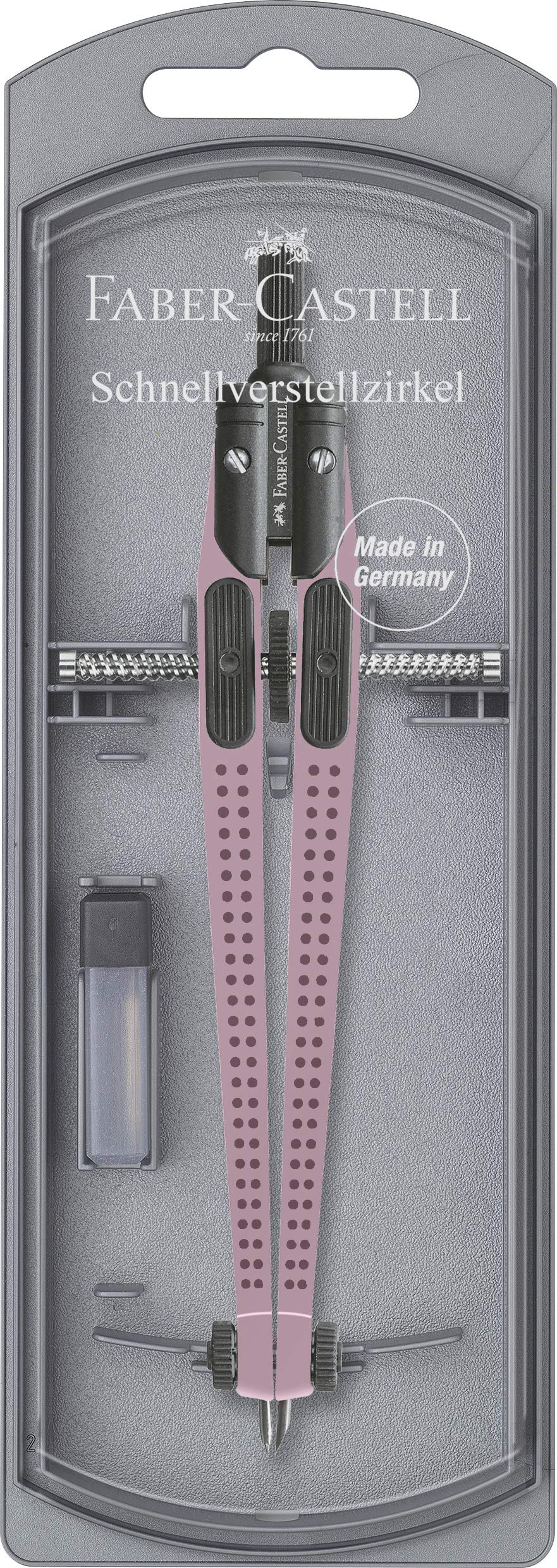 Faber-Castell Grip Quick-set Compass - Rose Shadows Grip 2021.