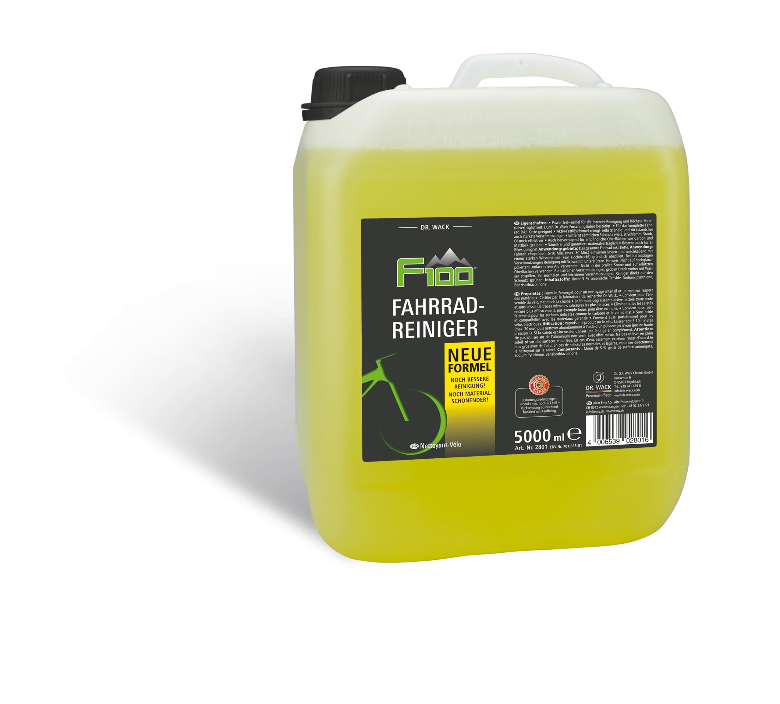Dr. Wack 2801 F 100 Bicycle Cleaning Solution 5 litres
