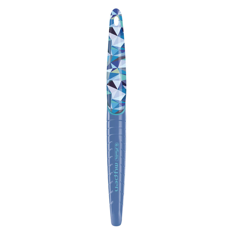 Herlitz my.pen 50027248 Fountain Pen Wild Blue M Nib Pack of 1 blue wild blue