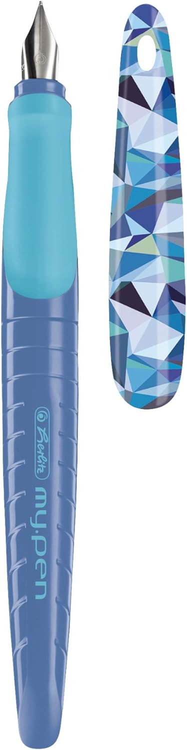 Herlitz my.pen 50027248 Fountain Pen Wild Blue M Nib Pack of 1 blue wild blue