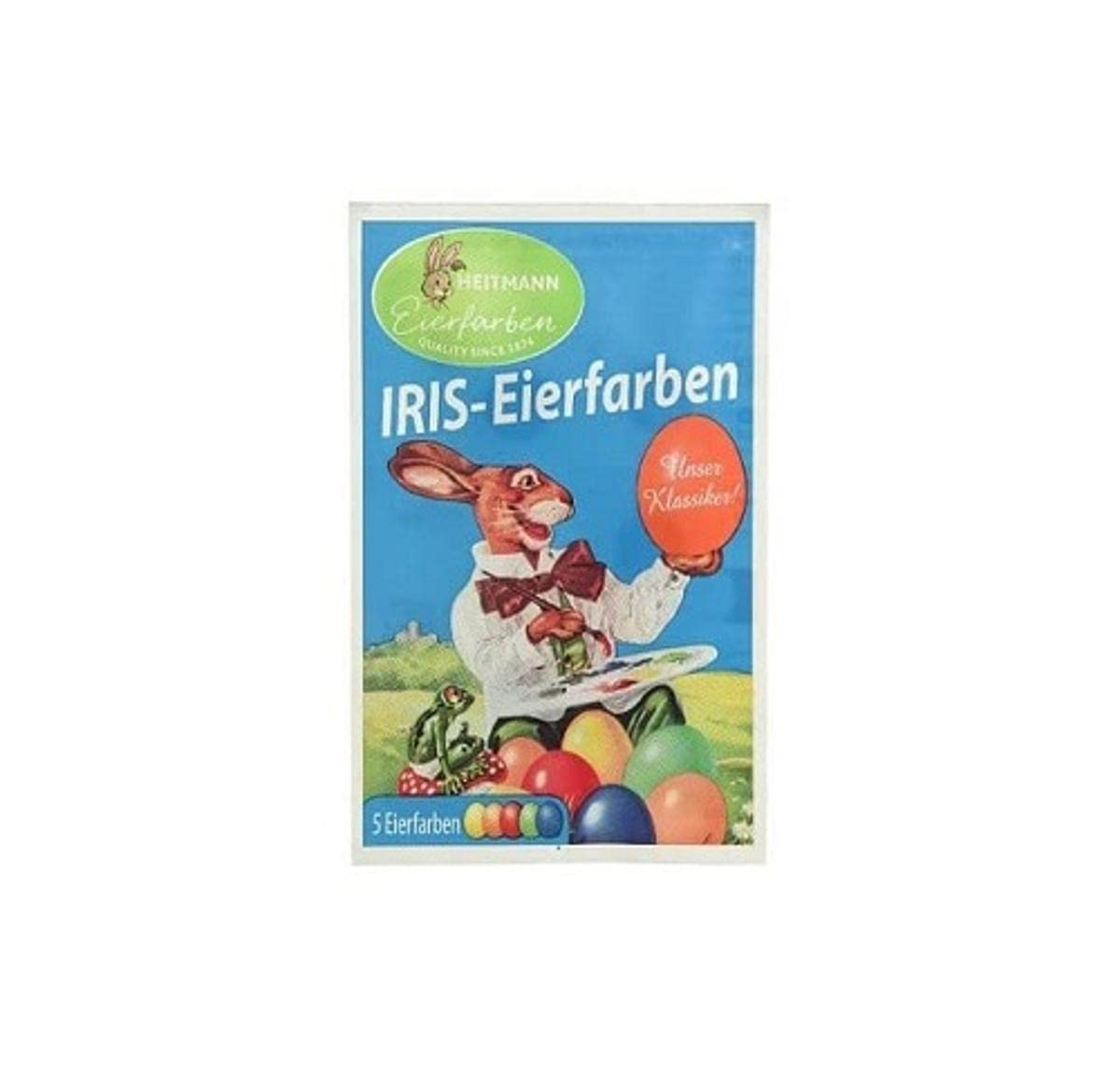 Heitmann Egg Colours IRIS Egg Dyes - Dye Tablets - Bright Colours - Paint Easter Eggs Pack of 1 2020 version