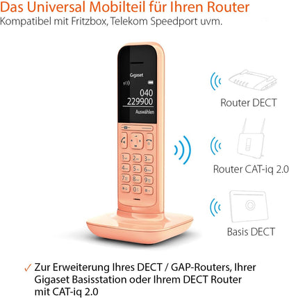 Gigaset CL390HX Zusatz-Mobilteil cantaloupe