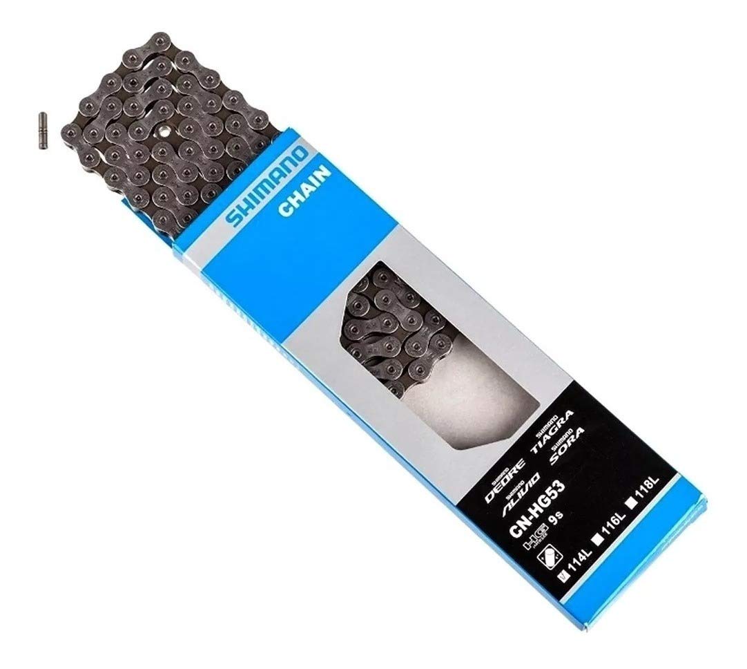 SHIMANO CN-HG53 9-fach Chain // 114 Glieder Silver