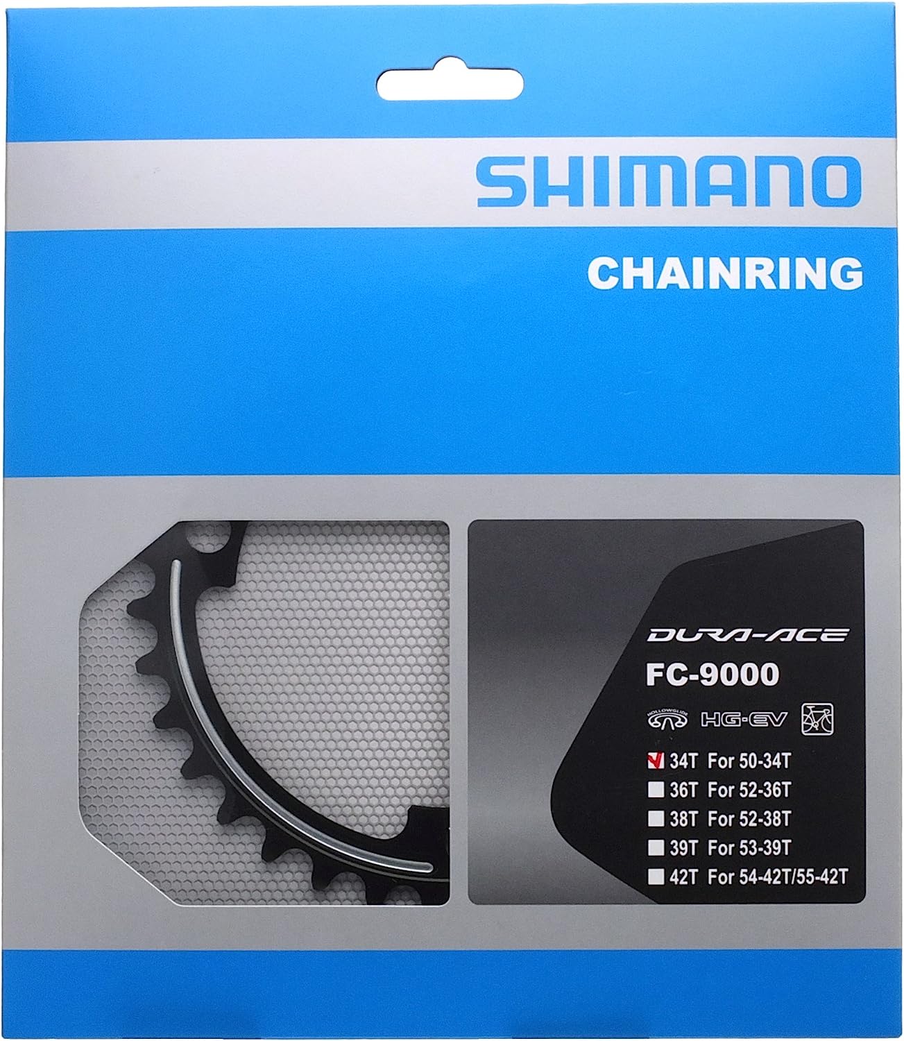 Shimano FC-9000 chainring 34T MA, for 50-34T