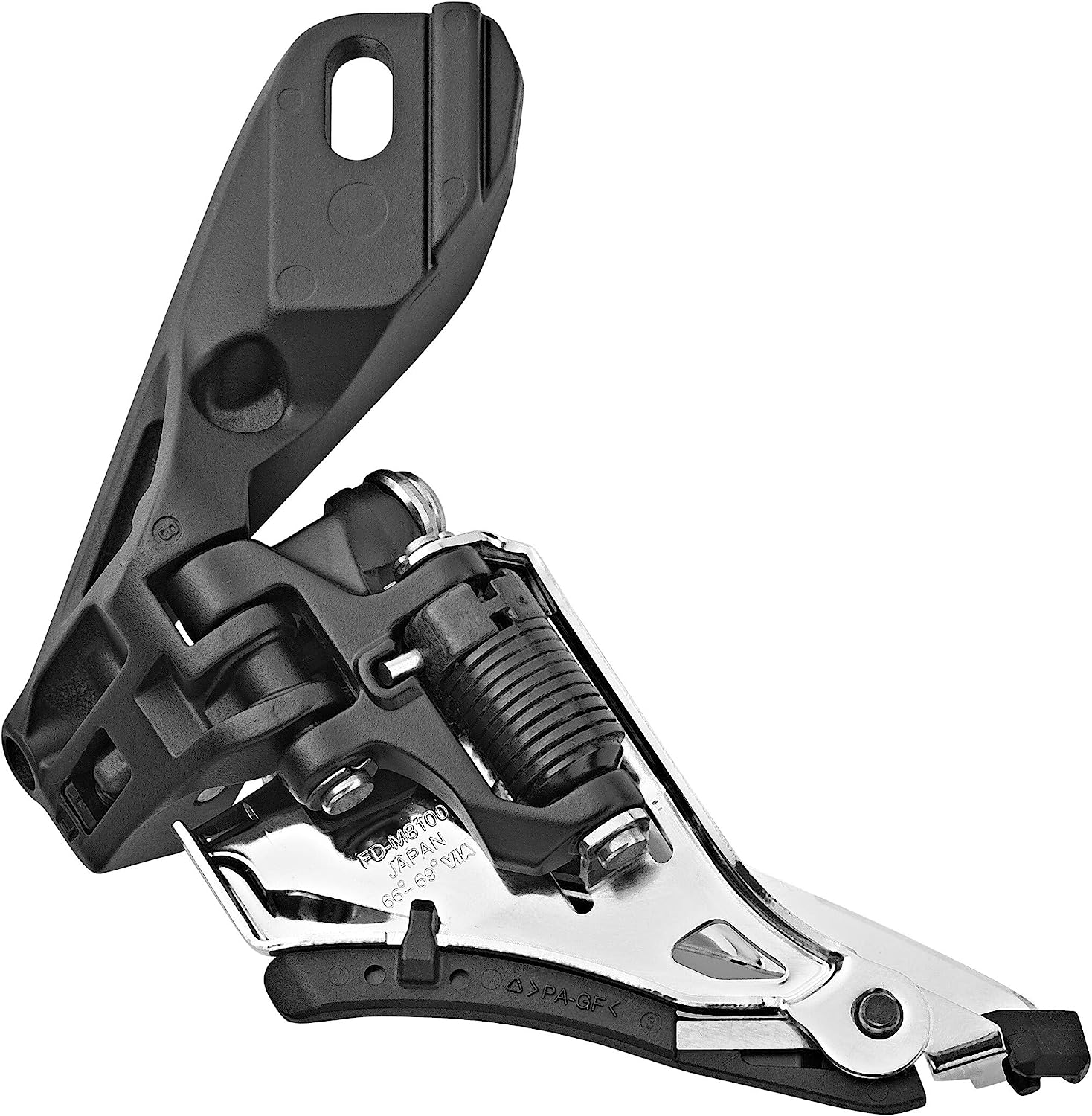 Shimano FD-M8100-D Deore XT front mech, 12-speed double, side swing, direct mount