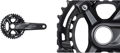 Shimano Deore FC-M5100 Deore chainset, 11-speed, 48.8 mm chainline, 36/26T, 175 mm