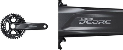 Shimano Deore FC-M5100 Deore chainset, 11-speed, 48.8 mm chainline, 36/26T, 175 mm