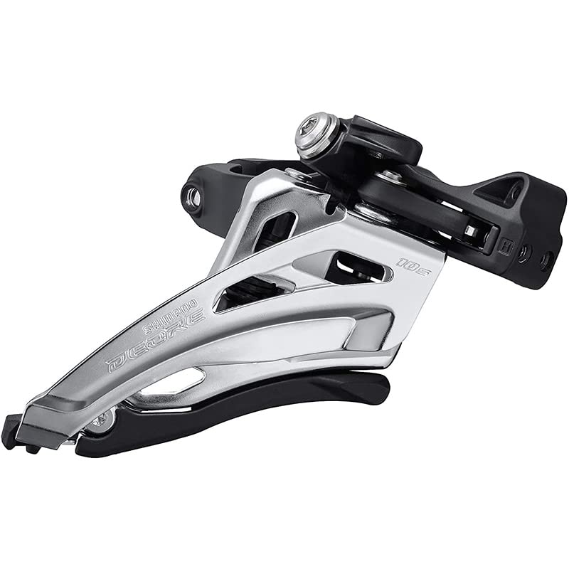 Shimano FD-M4100-M Deore front derailleur, 10-speed double, side swing, mid clamp