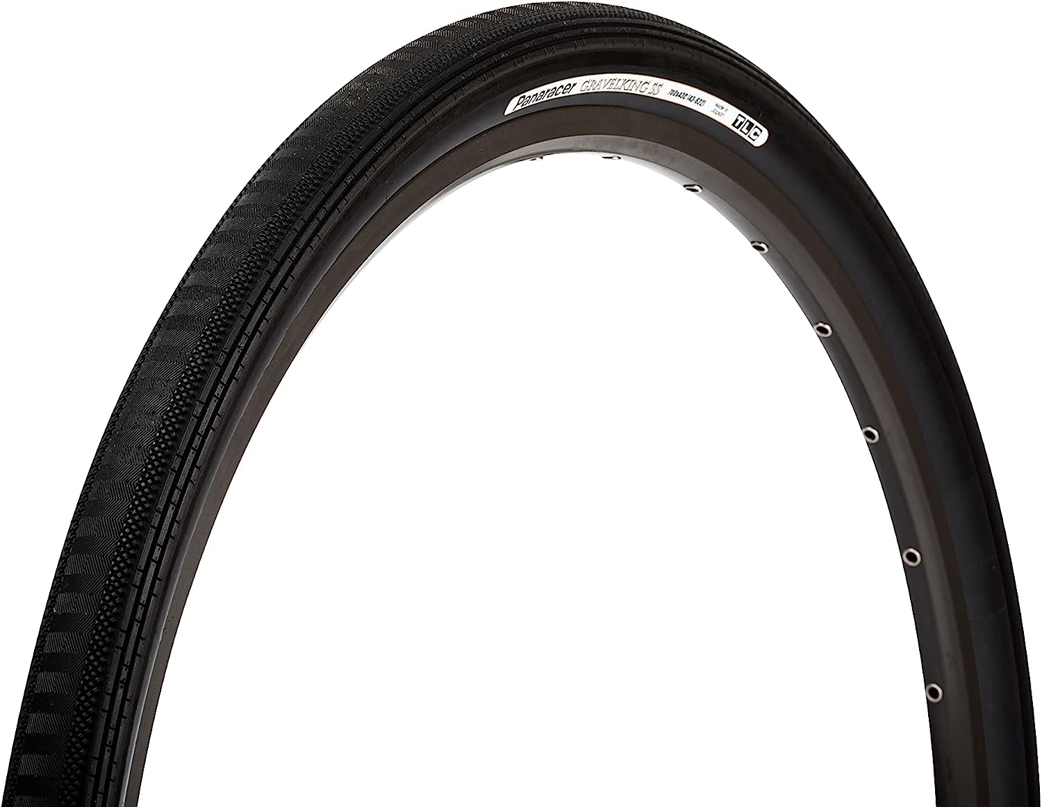 Panaracer GravelKing Semi Slick TLC Folding Tyre 700 x 35c Black / Black