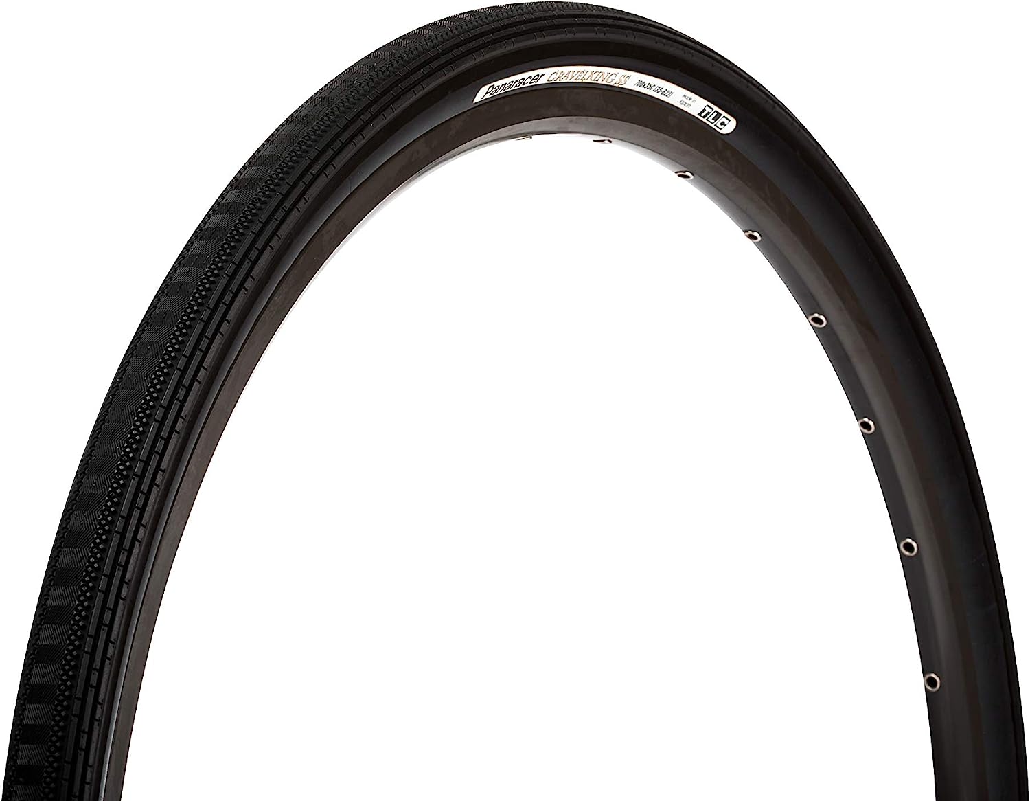 Panaracer GravelKing Semi Slick TLC Folding Tyre 700 x 35c Black / Black