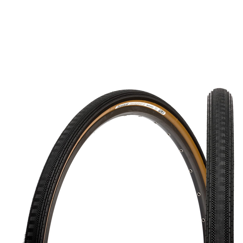 Panaracer GravelKing Semi Slick TLC Folding Tyre 700 x 35c Black/Brown