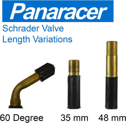 Panaracer Bicycle Tube, Schrader Valve, many different sizes, 35-48-60 mm valves, single or two pack 29x1.75/2.35 35mm stem 1 Pack