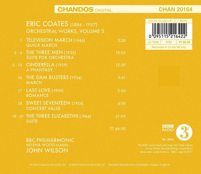 Eric Coates: Orchestral Works - Volume 3